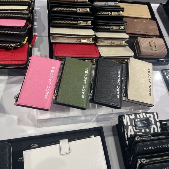 NWT Marc Jacobs MEDIUM FLAT WALLET 4R4SMP040S01 BLACK - Picture 10 of 11